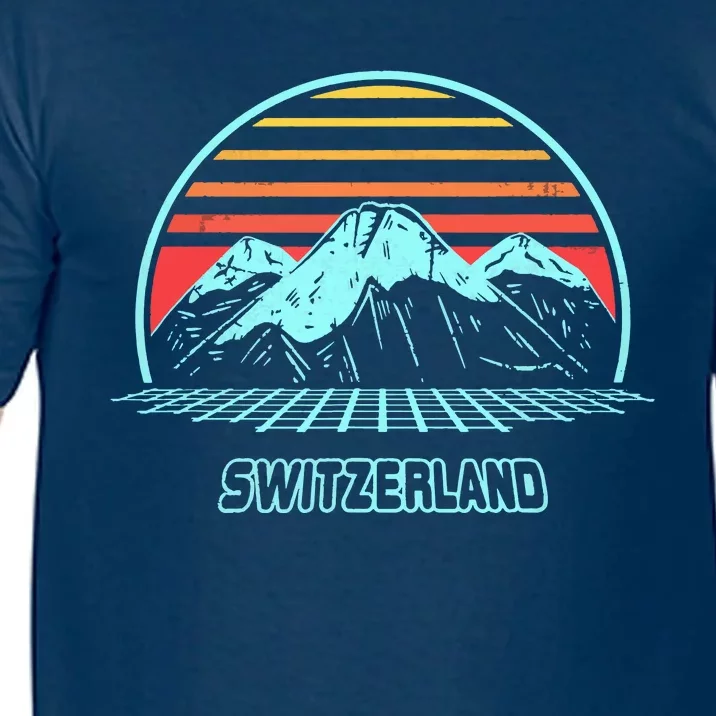 Switzerland Retro Vintage 80s Style Comfort Colors T-Shirt