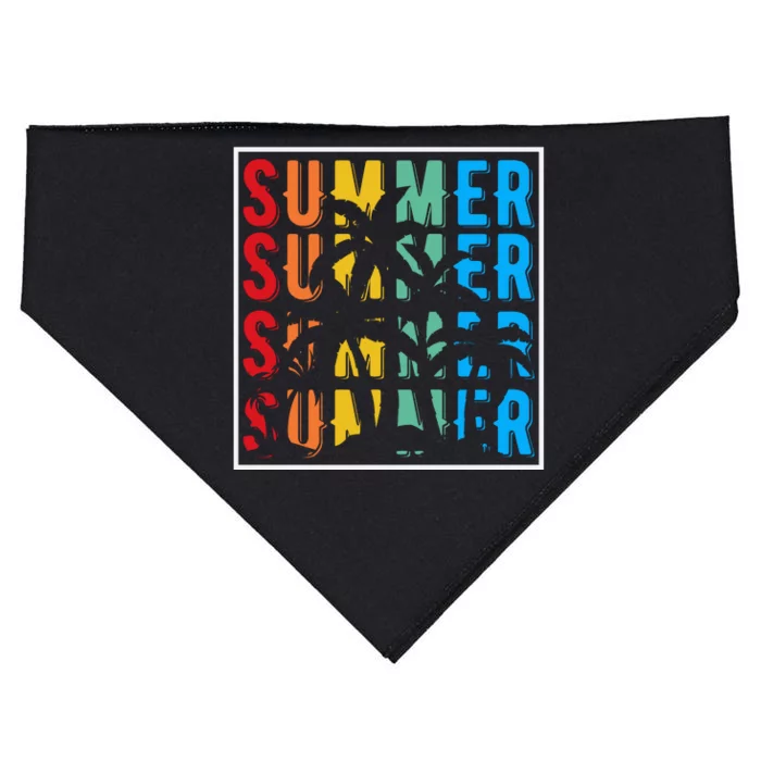 Summer Retro Vintage USA-Made Doggie Bandana