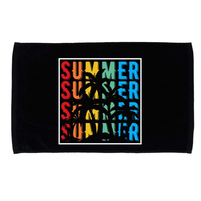 Summer Retro Vintage Microfiber Hand Towel