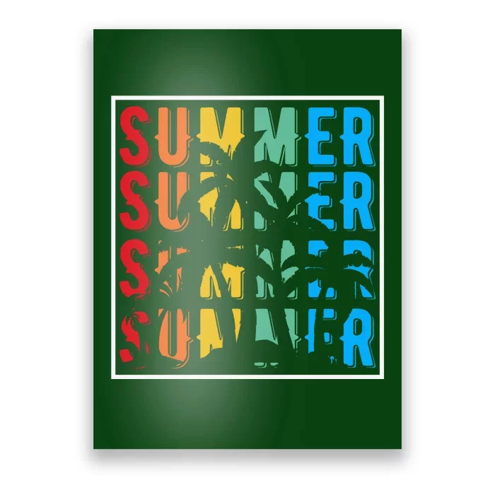 Summer Retro Vintage Poster