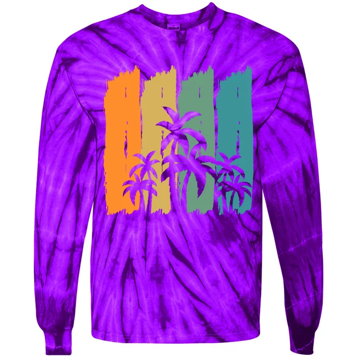 Summer Retro Vintage Tie-Dye Long Sleeve Shirt