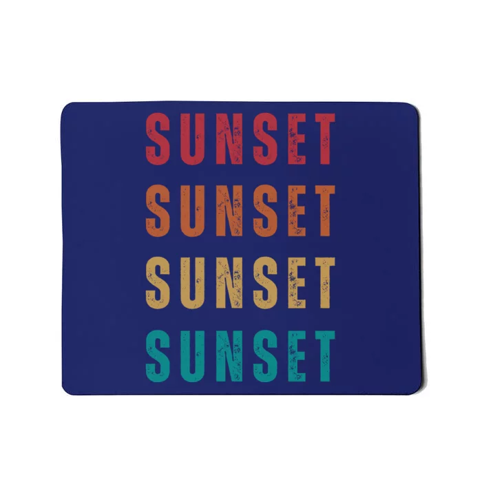 Sunset Retro Vintage Summer Mousepad