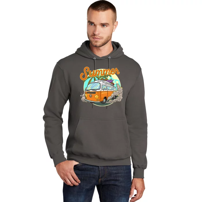 Summer Retro Van Tropical Hoodie