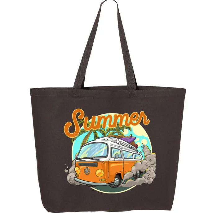 Summer Retro Van Tropical 25L Jumbo Tote