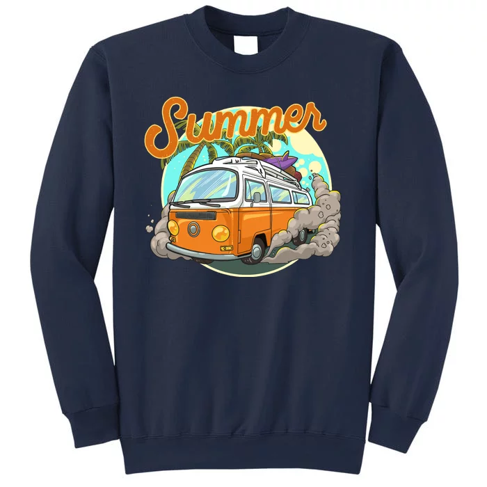 Summer Retro Van Tropical Sweatshirt