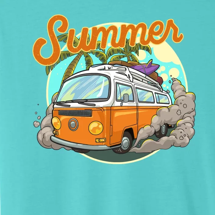 Summer Retro Van Tropical ChromaSoft Performance T-Shirt