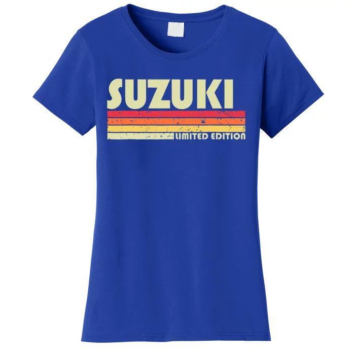 Suzuki Retro Vintage Japanese name Women's T-Shirt