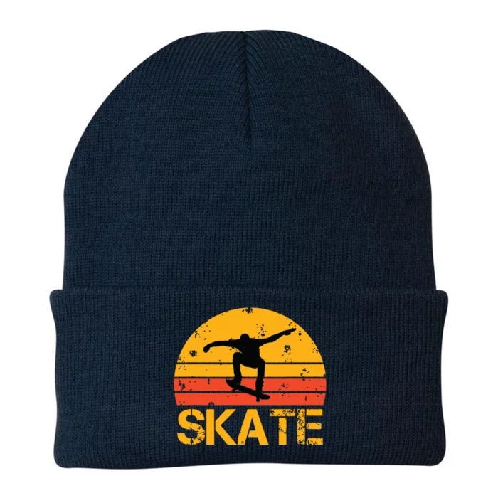 Skateboarder Retro Vintage Skateboarding Knit Cap Winter Beanie