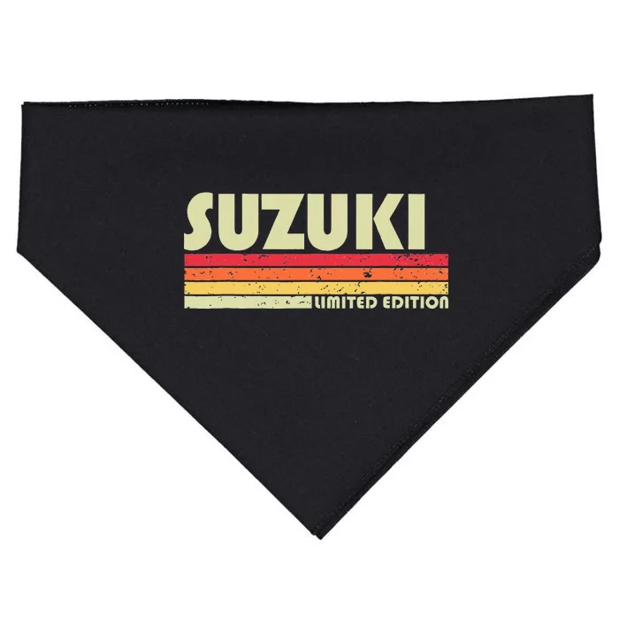 Suzuki Retro Vintage Japanese Name USA-Made Doggie Bandana