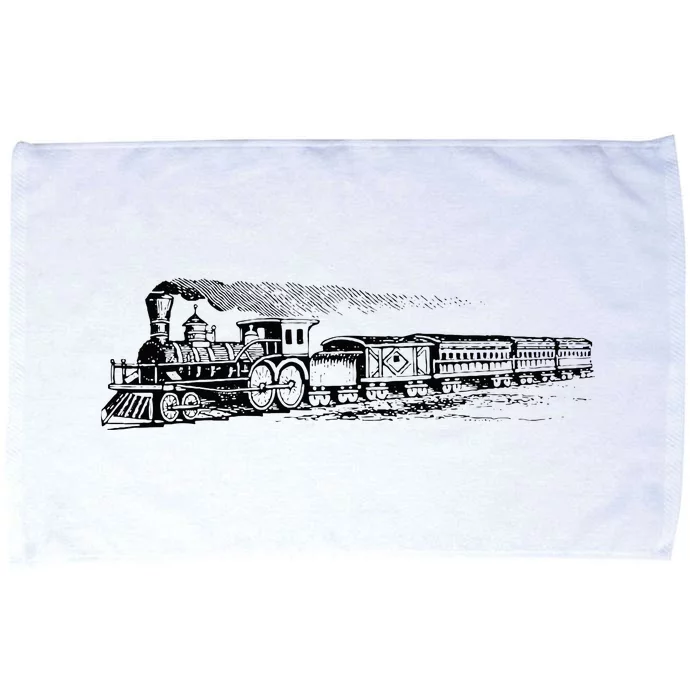 Sheldon Retro Vintage Train Steam Locomotive History Teacher Microfiber Hand Towel