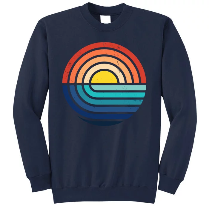 Sunset Retro Waves Tall Sweatshirt