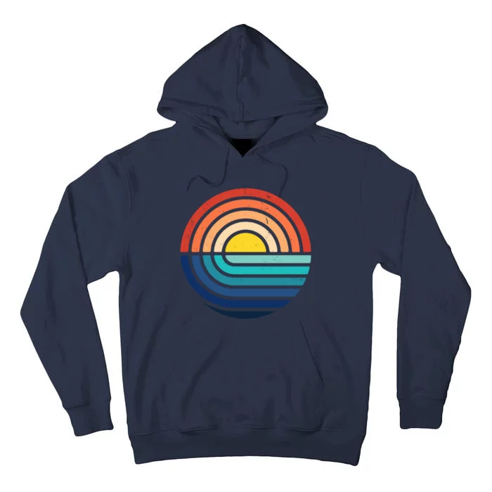 Sunset Retro Waves Tall Hoodie