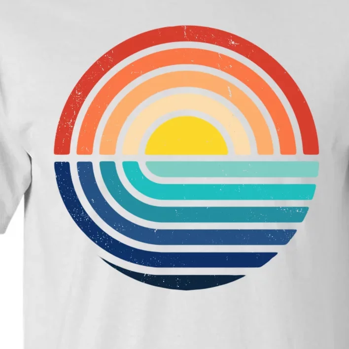 Sunset Retro Waves Tall T-Shirt