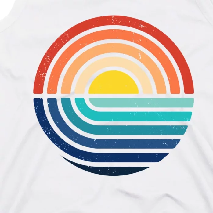 Sunset Retro Waves Tank Top