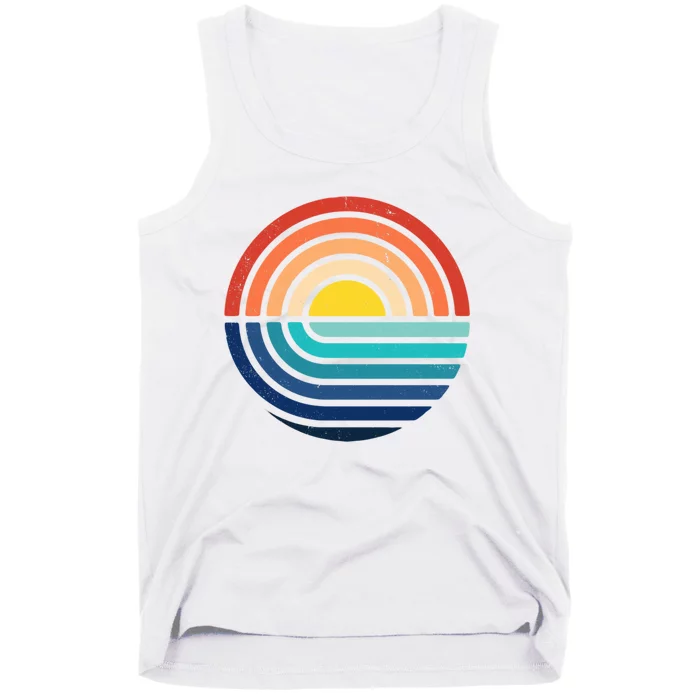 Sunset Retro Waves Tank Top