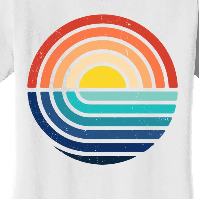 Sunset Retro Waves Women's T-Shirt