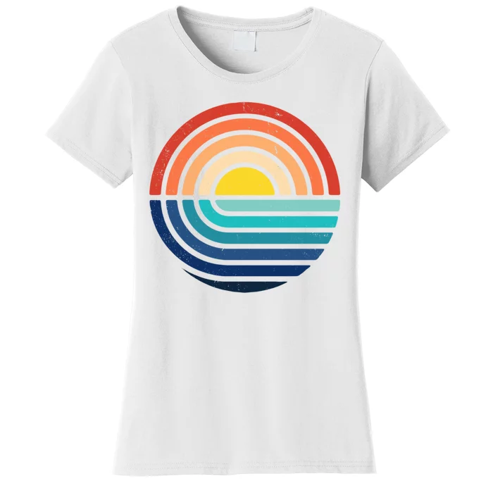 Sunset Retro Waves Women's T-Shirt