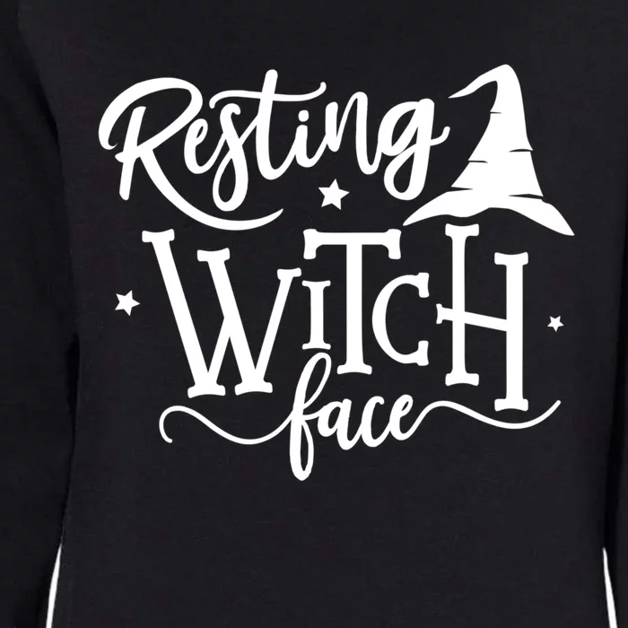 Salem Resting Witch Face Halloween Gift Womens California Wash Sweatshirt