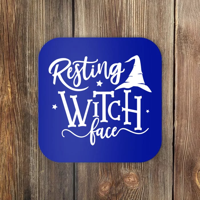 Salem Resting Witch Face Halloween Gift Coaster