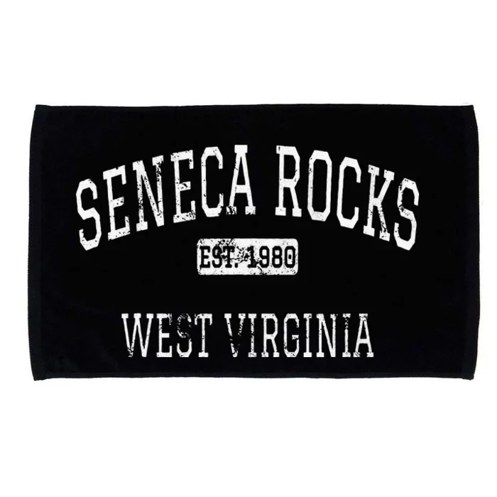 Seneca Rocks West Virginia WV Vintage Microfiber Hand Towel