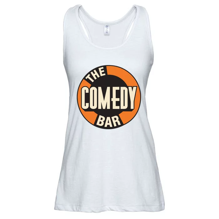 Sam Ramsdell Wearing The Comedy Bar Ladies Essential Flowy Tank