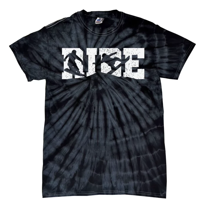 Snowboard RIDE Winter Sports Snowboarding Tie-Dye T-Shirt