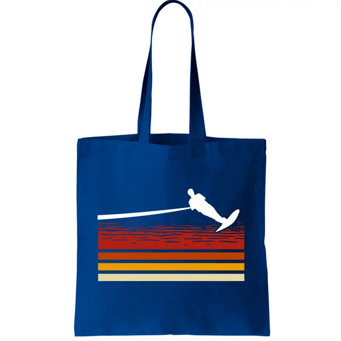 Ski Rope Water Skiing Retro Wave Lover Beachsports Gift Tote Bag