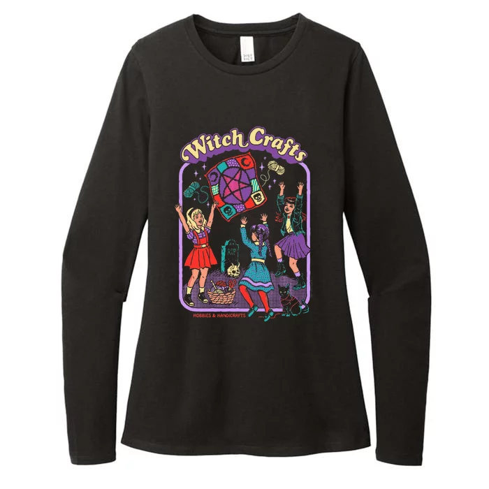 Steven Rhodes Witch Crafts Hobbies & Handicrafts Dark Humor Womens CVC Long Sleeve Shirt