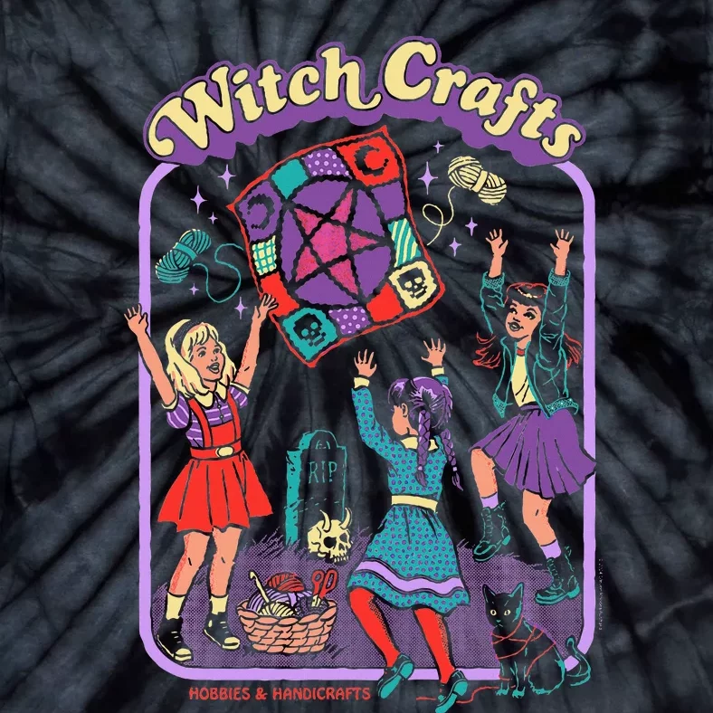 Steven Rhodes Witch Crafts Hobbies & Handicrafts Dark Humor Tie-Dye T-Shirt