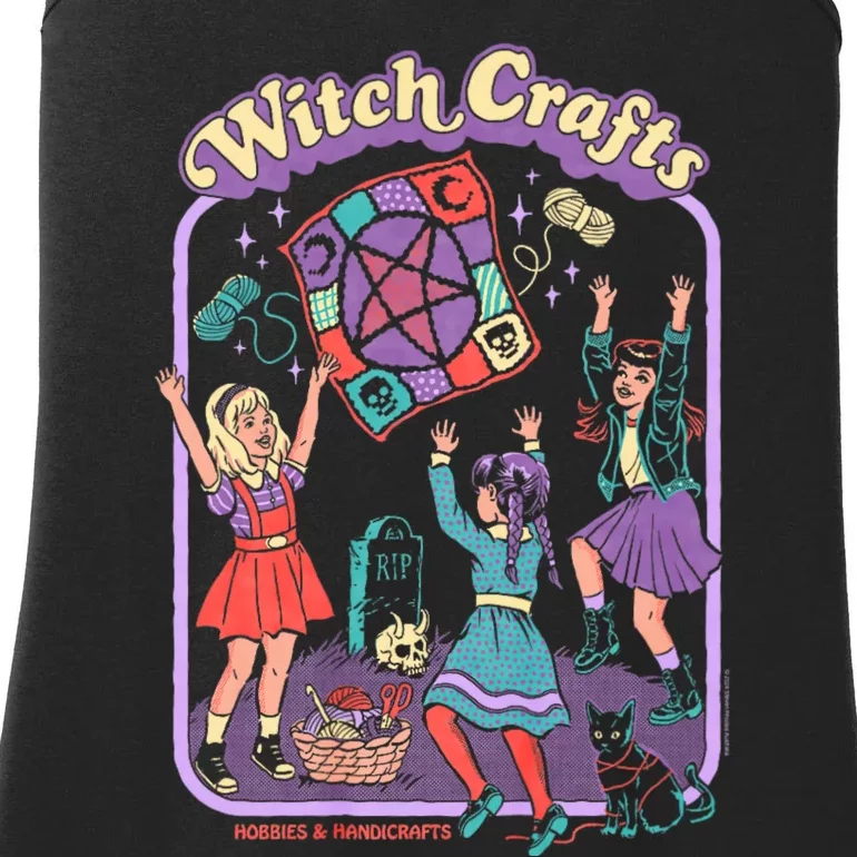 Steven Rhodes Witch Crafts Hobbies & Handicrafts Dark Humor Ladies Essential Tank