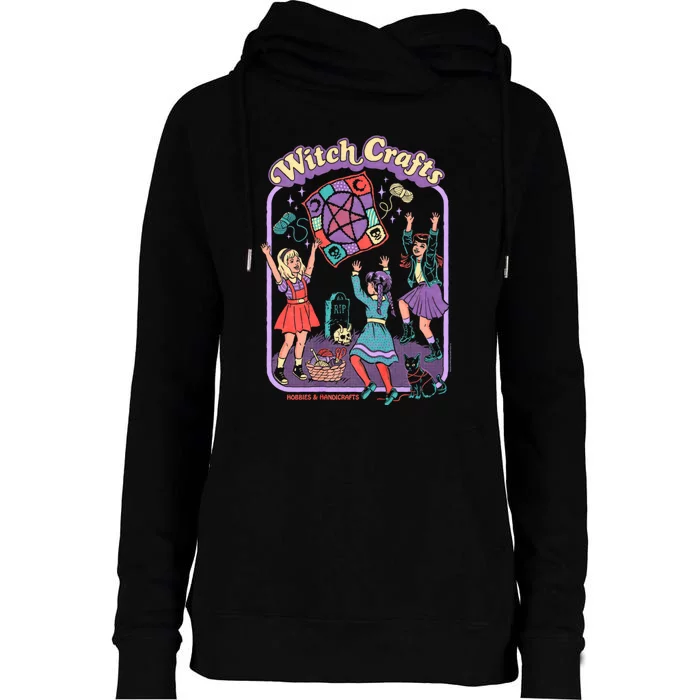 Steven Rhodes Witch Crafts Hobbies & Handicrafts Dark Humor Womens Funnel Neck Pullover Hood