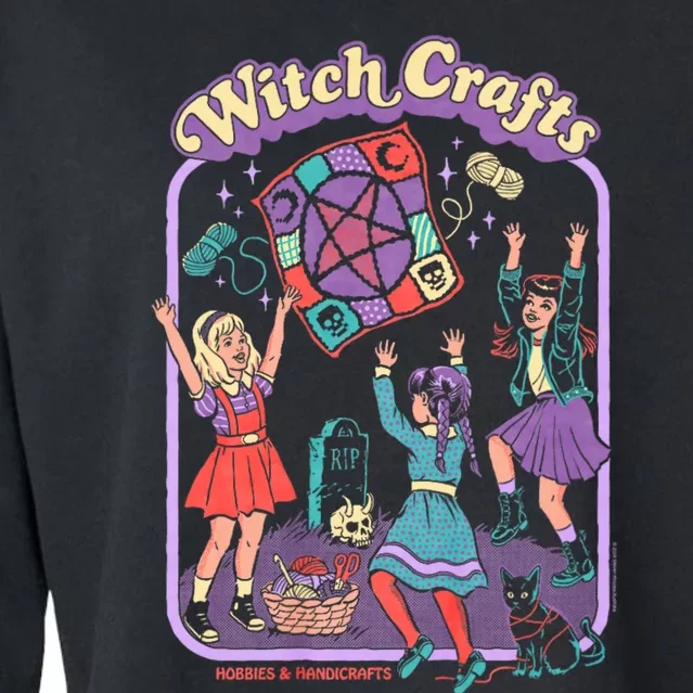 Steven Rhodes Witch Crafts Hobbies & Handicrafts Dark Humor Cropped Pullover Crew