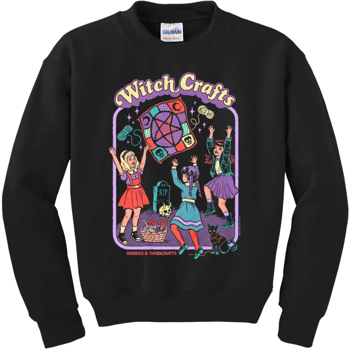 Steven Rhodes Witch Crafts Hobbies & Handicrafts Dark Humor Kids Sweatshirt