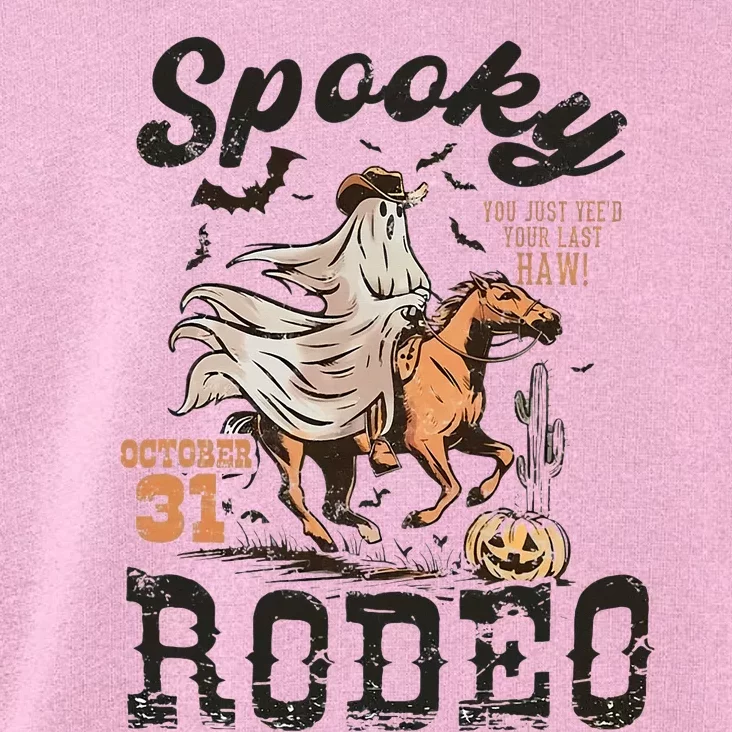 Spooky Rodeo Western Halloween Cow Country Halloween Toddler Hoodie