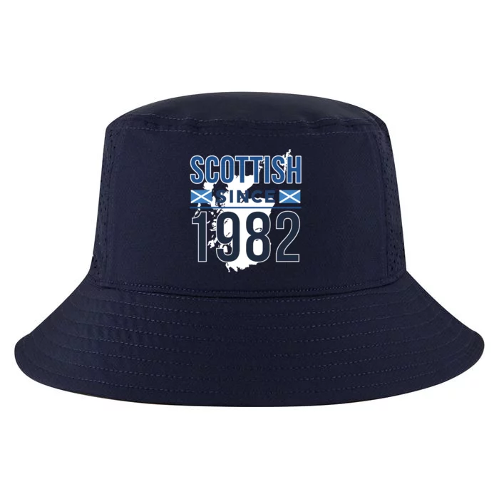 Scottish Since 1982 Scotland Flag Birthday Gift Cool Comfort Performance Bucket Hat