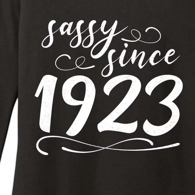 Sassy Since 1923 Birthday 100th Birthday Womens CVC Long Sleeve Shirt