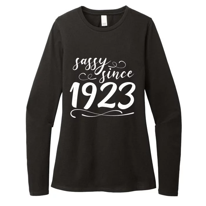 Sassy Since 1923 Birthday 100th Birthday Womens CVC Long Sleeve Shirt