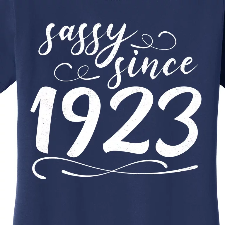 Sassy Since 1923 Birthday 100th Birthday Women's T-Shirt