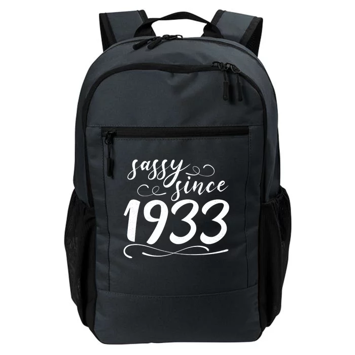 Sassy Since 1933 Birthday 90th Birthday Daily Commute Backpack