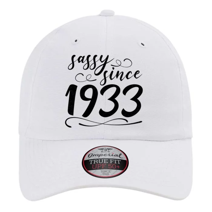 Sassy Since 1933 Birthday 90th Birthday The Original Performance Cap