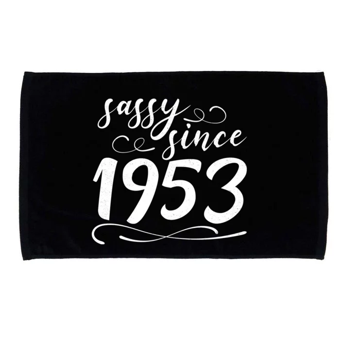 Sassy Since 1953 Birthday 70th Birthday Microfiber Hand Towel