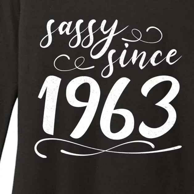 Sassy Since 1963 Birthday 60th Birthday Womens CVC Long Sleeve Shirt