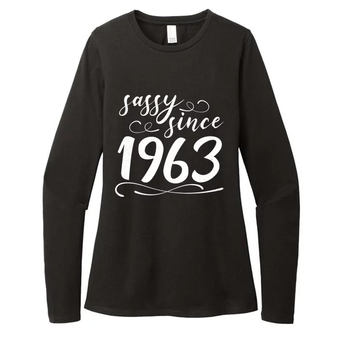 Sassy Since 1963 Birthday 60th Birthday Womens CVC Long Sleeve Shirt