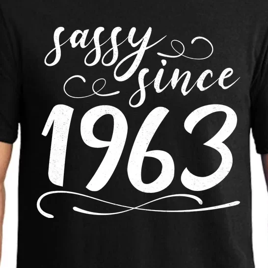 Sassy Since 1963 Birthday 60th Birthday Pajama Set