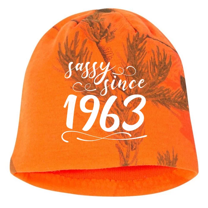 Sassy Since 1963 Birthday 60th Birthday Kati - Camo Knit Beanie