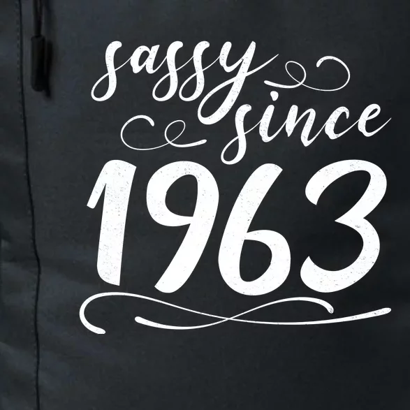 Sassy Since 1963 Birthday 60th Birthday Daily Commute Backpack