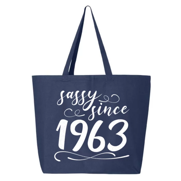 Sassy Since 1963 Birthday 60th Birthday 25L Jumbo Tote