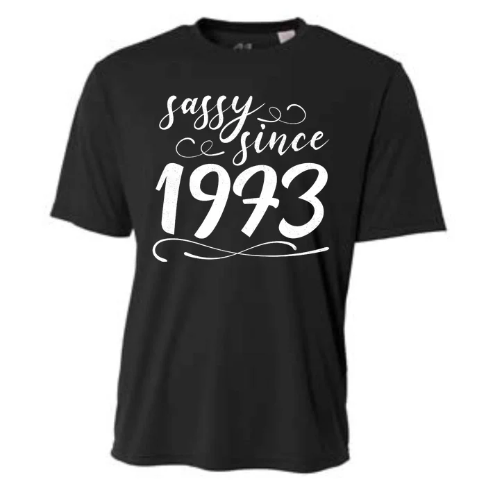 Sassy Since 1973 Birthday 50th Birthday Cooling Performance Crew T-Shirt