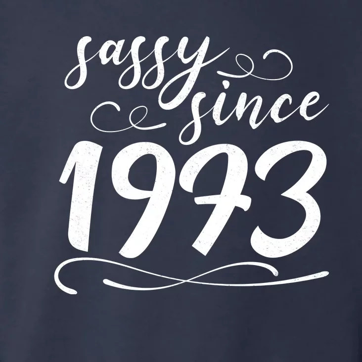 Sassy Since 1973 Birthday 50th Birthday Toddler Hoodie