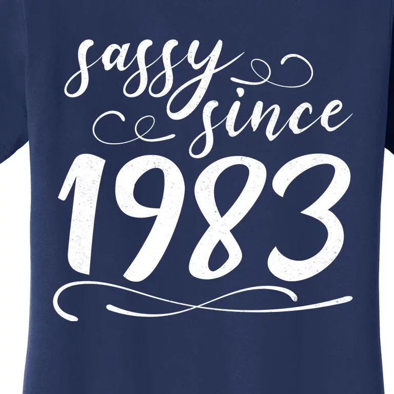 Sassy Since 1983 Birthday 40th Birthday Women's T-Shirt